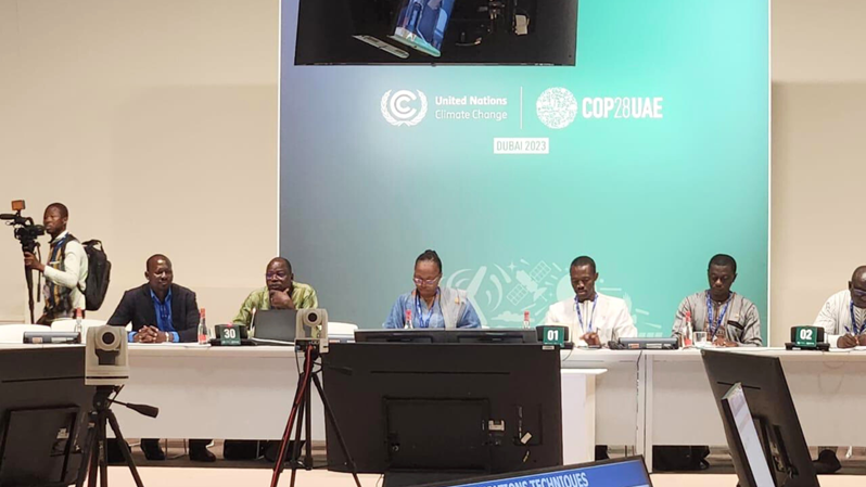 Burkina Faso leaders at COP28 panel